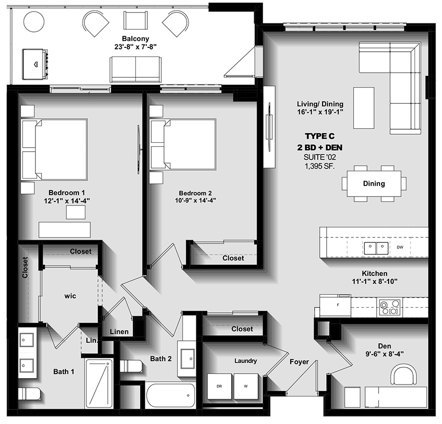 layout Suite D - Shiraz Gardens 5